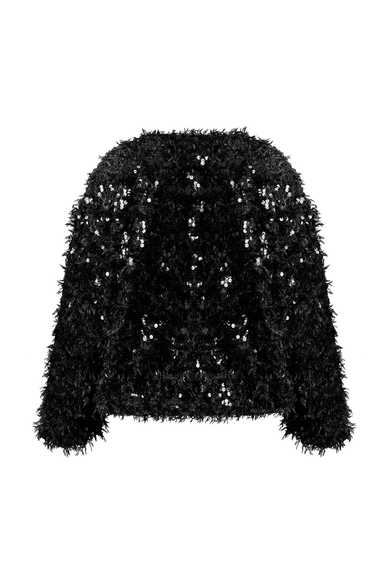 Жакет на молнии с пайетками