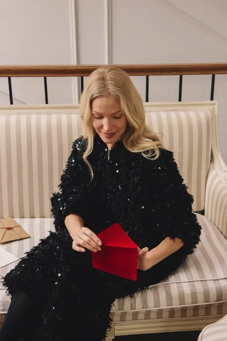 Юбка-карандаш в пайетку