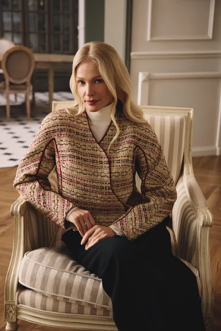 Жакет с декоративной отделкой