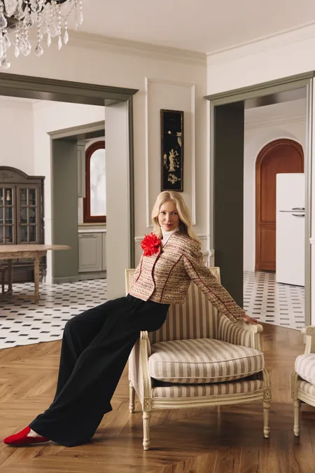 Брюки из костюмной ткани