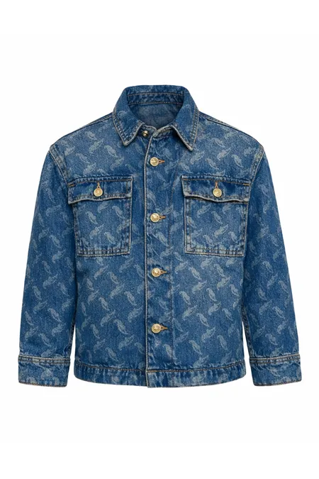 Детская рубашка с паттерном