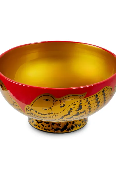 Ваза для фруктов «Новая Хохлома»