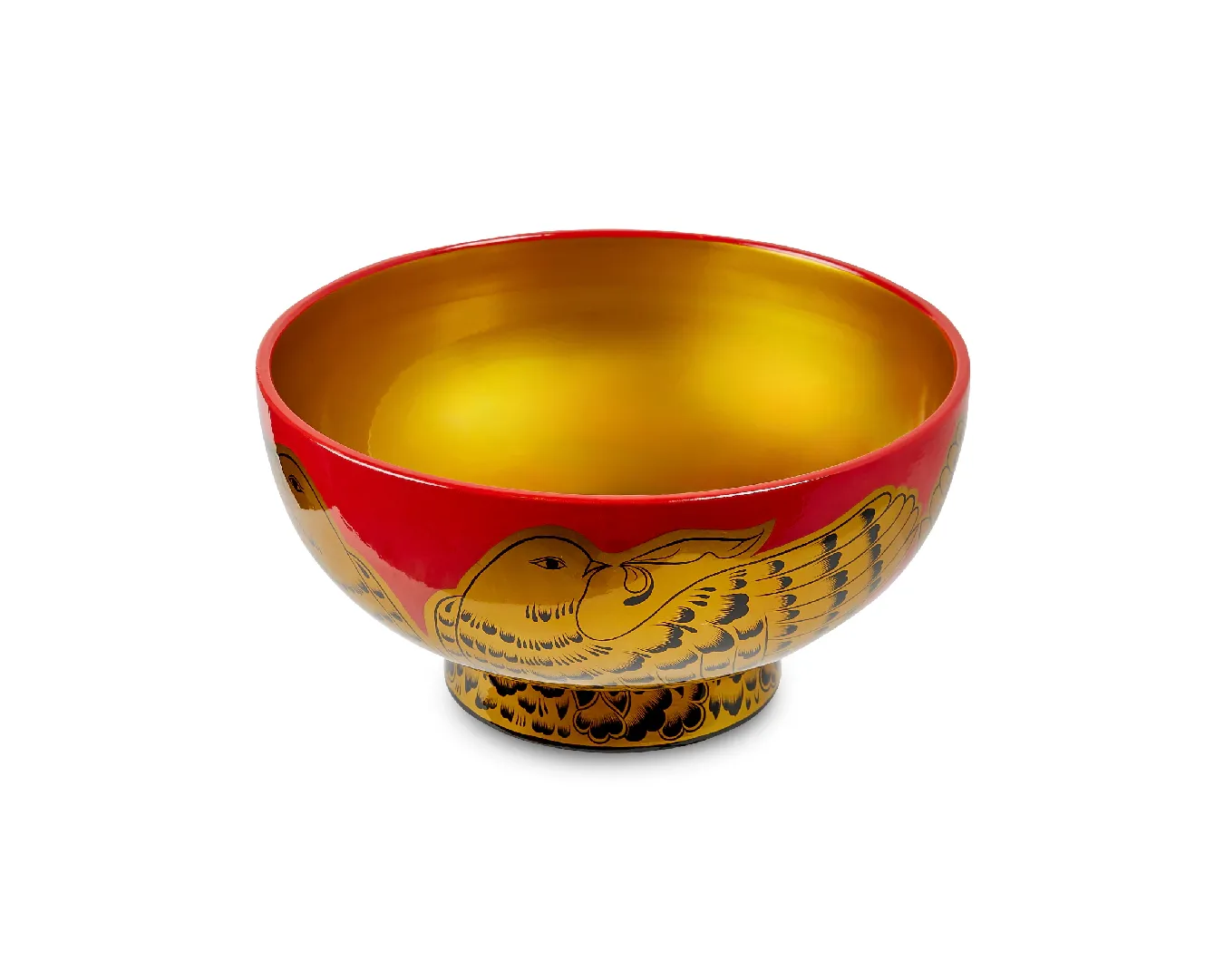 Ваза для фруктов «Новая Хохлома»