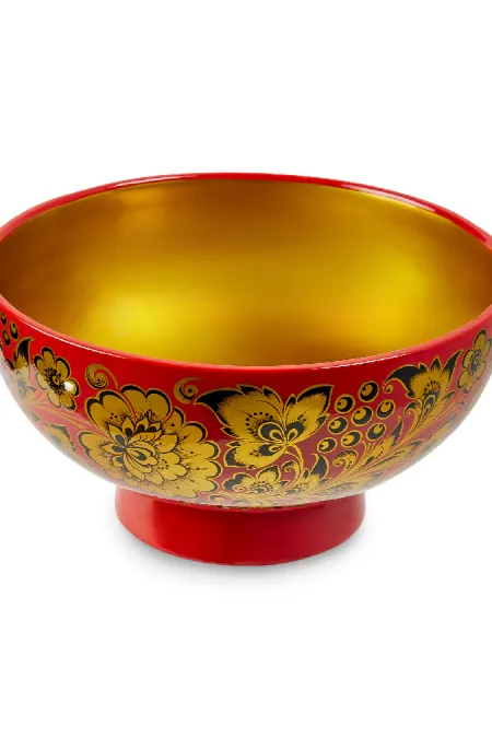 Ваза для фруктов «Новая Хохлома»