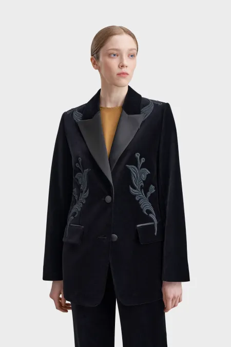 Бархатный жакет