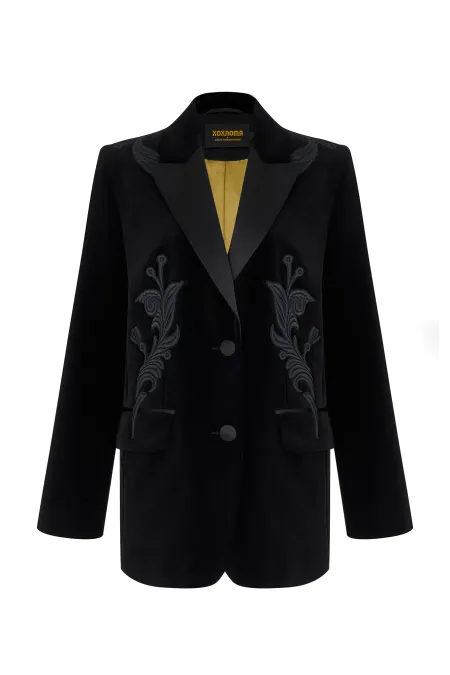 Бархатный жакет