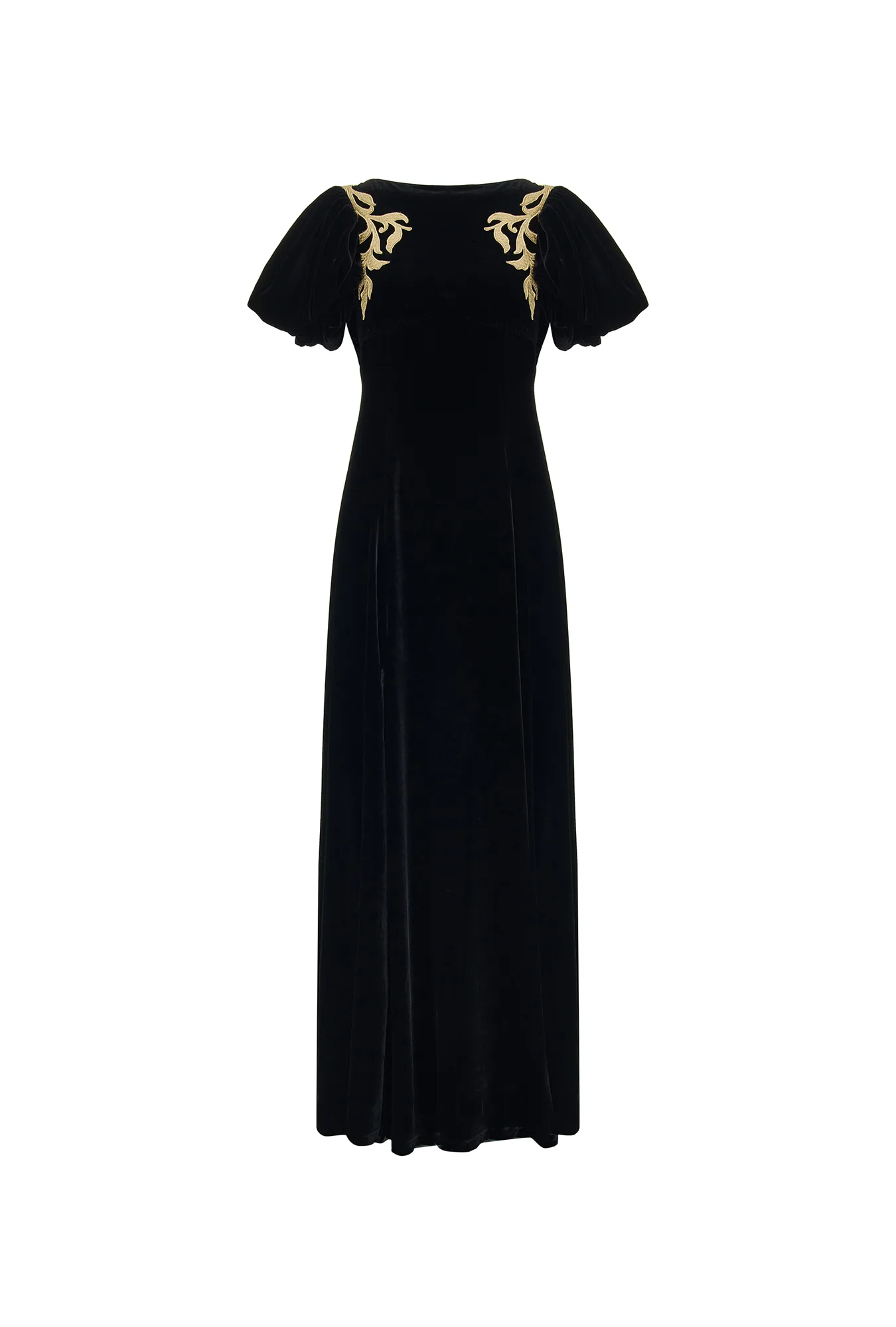 Бархатное платье