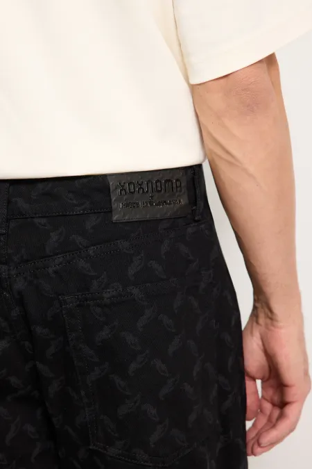 Джинсы с паттерном