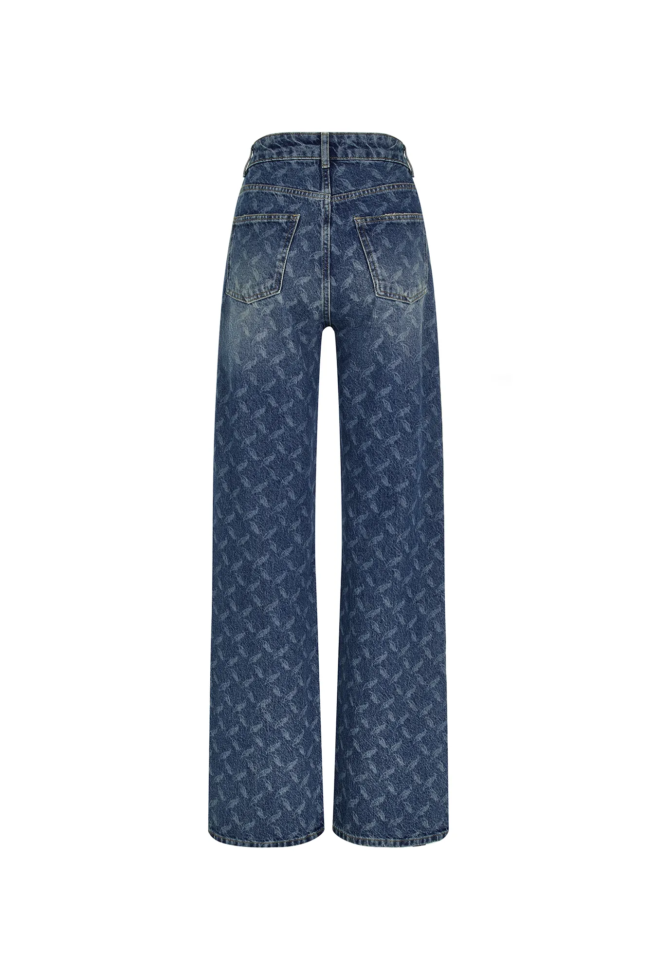 Джинсы с паттерном