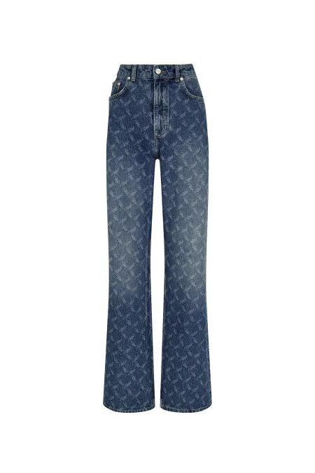 Джинсы с паттерном