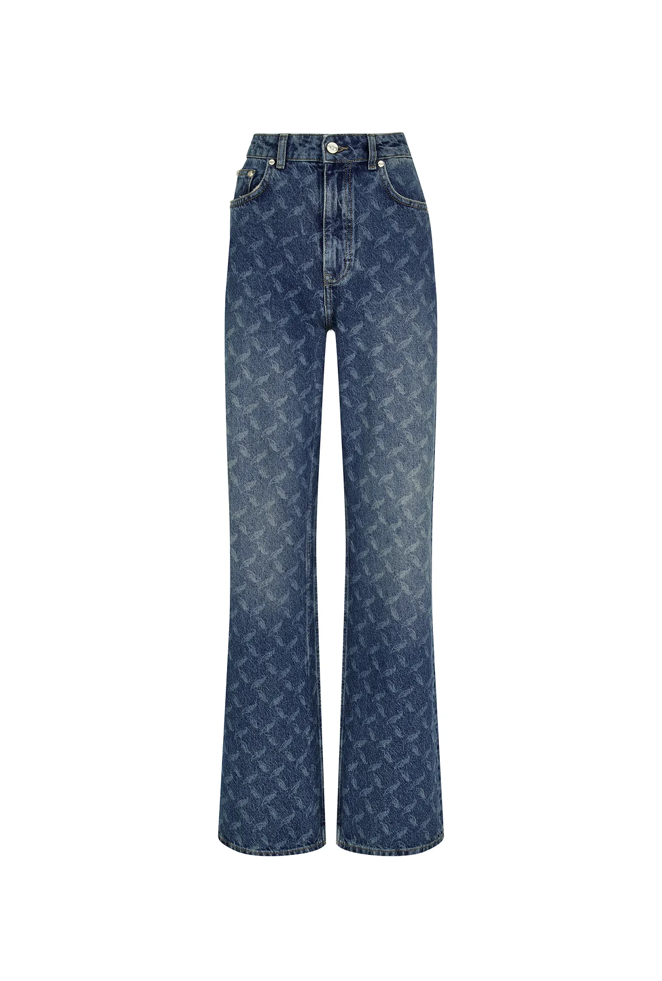 Джинсы с паттерном