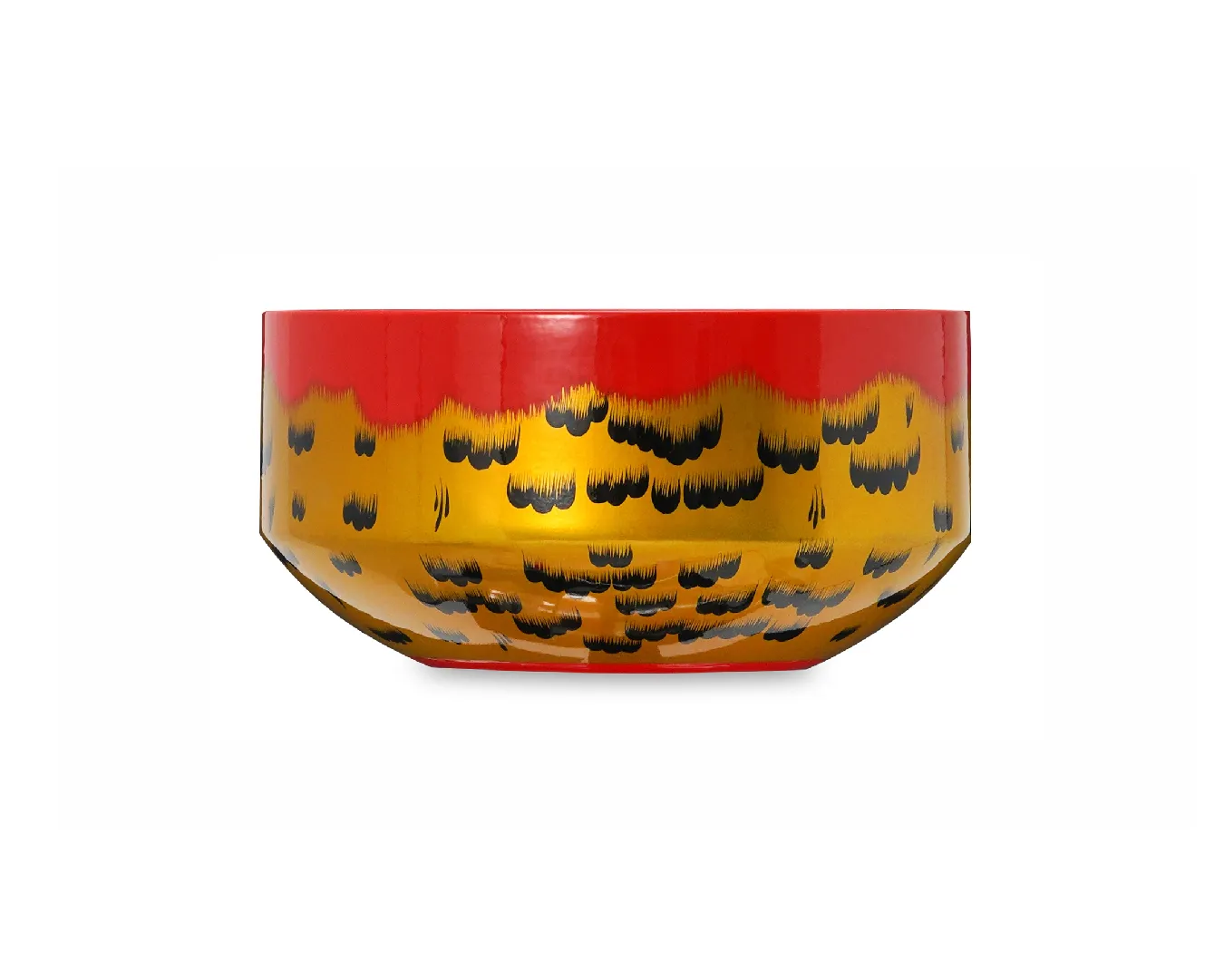 Пиала, коллекция «Золотые перья на красном»