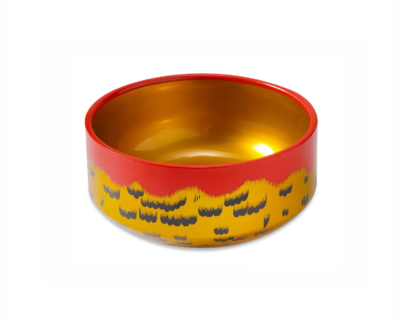 Пиала, коллекция «Золотые перья на красном»