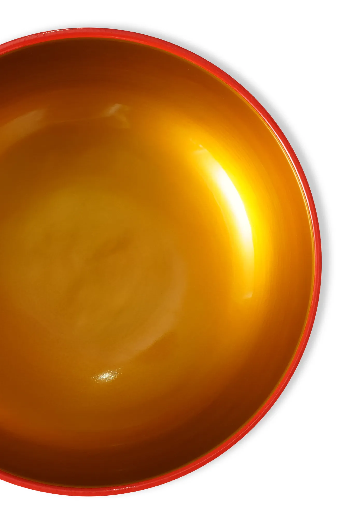 Пиала, коллекция «Золотые перья на красном»