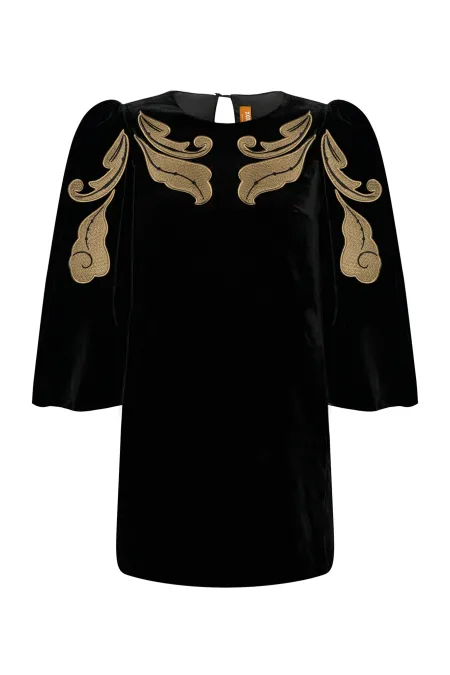 Бархатное платье