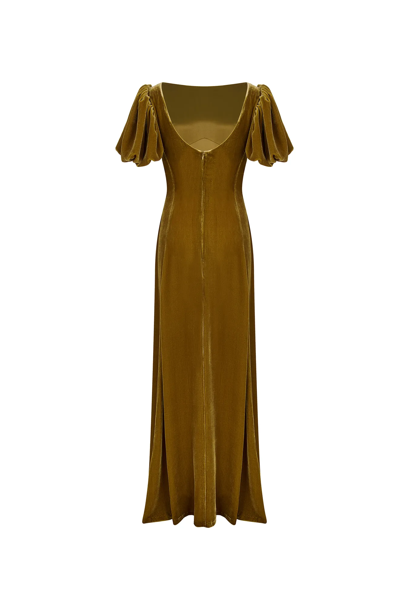 Бархатное платье