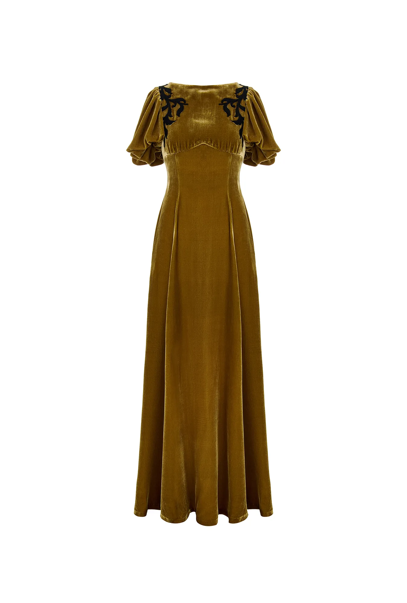 Бархатное платье