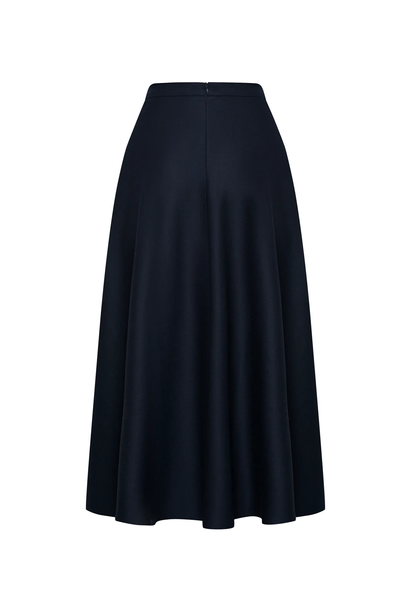 Юбка-миди из премиальной шерсти