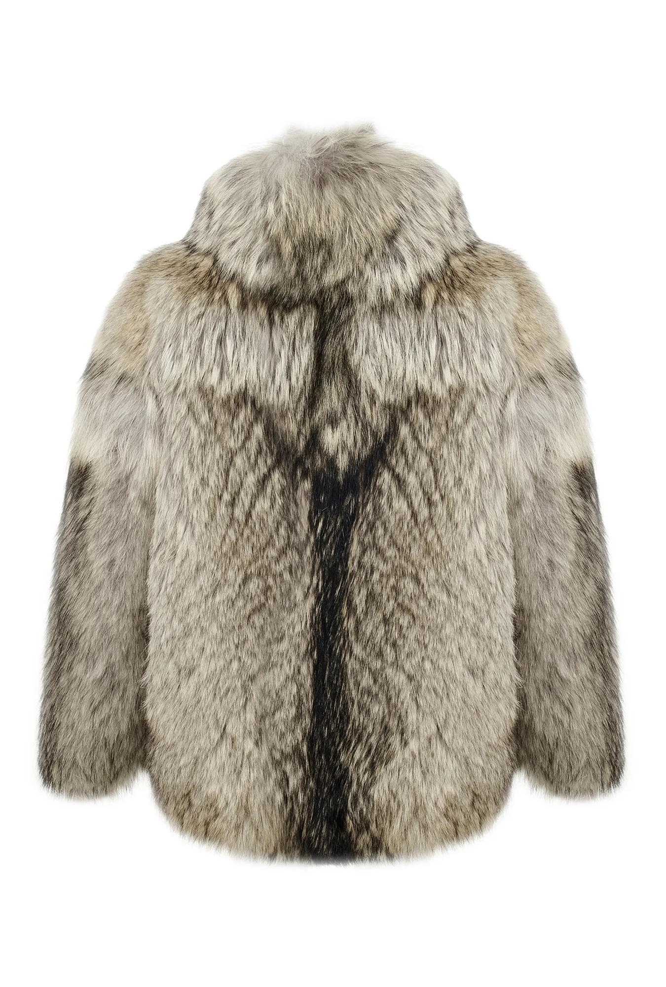 Шуба из меха волка