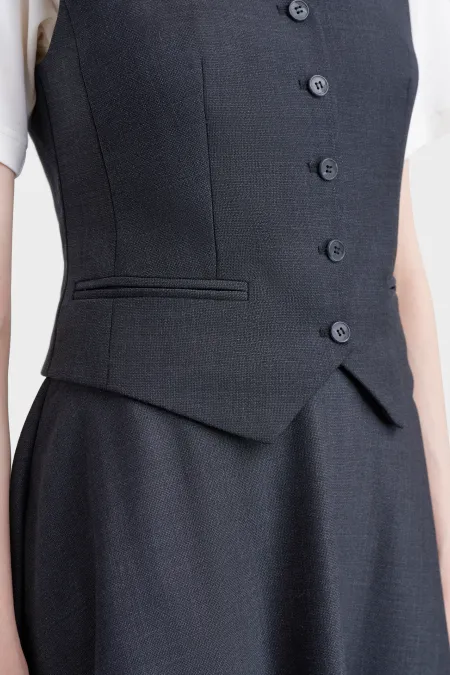 Шерстяной жилет