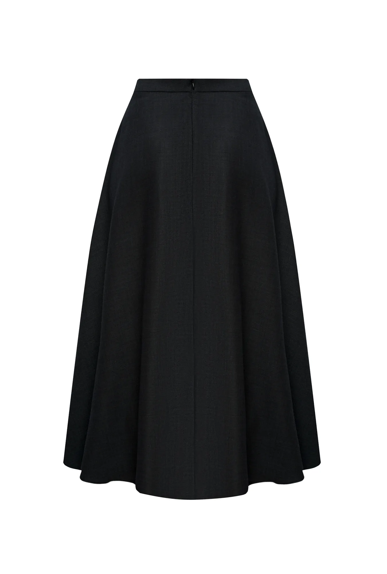 Юбка миди из премиальной шерсти