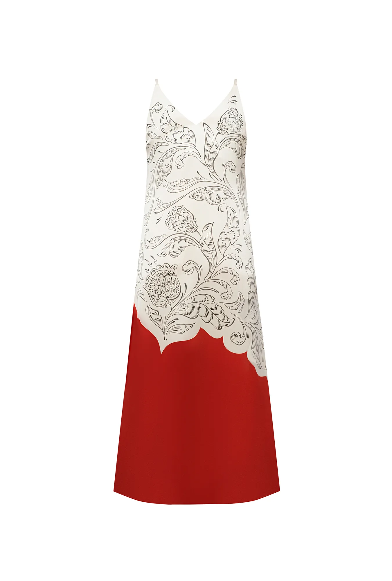 Платье-комбинация из премиального шелка