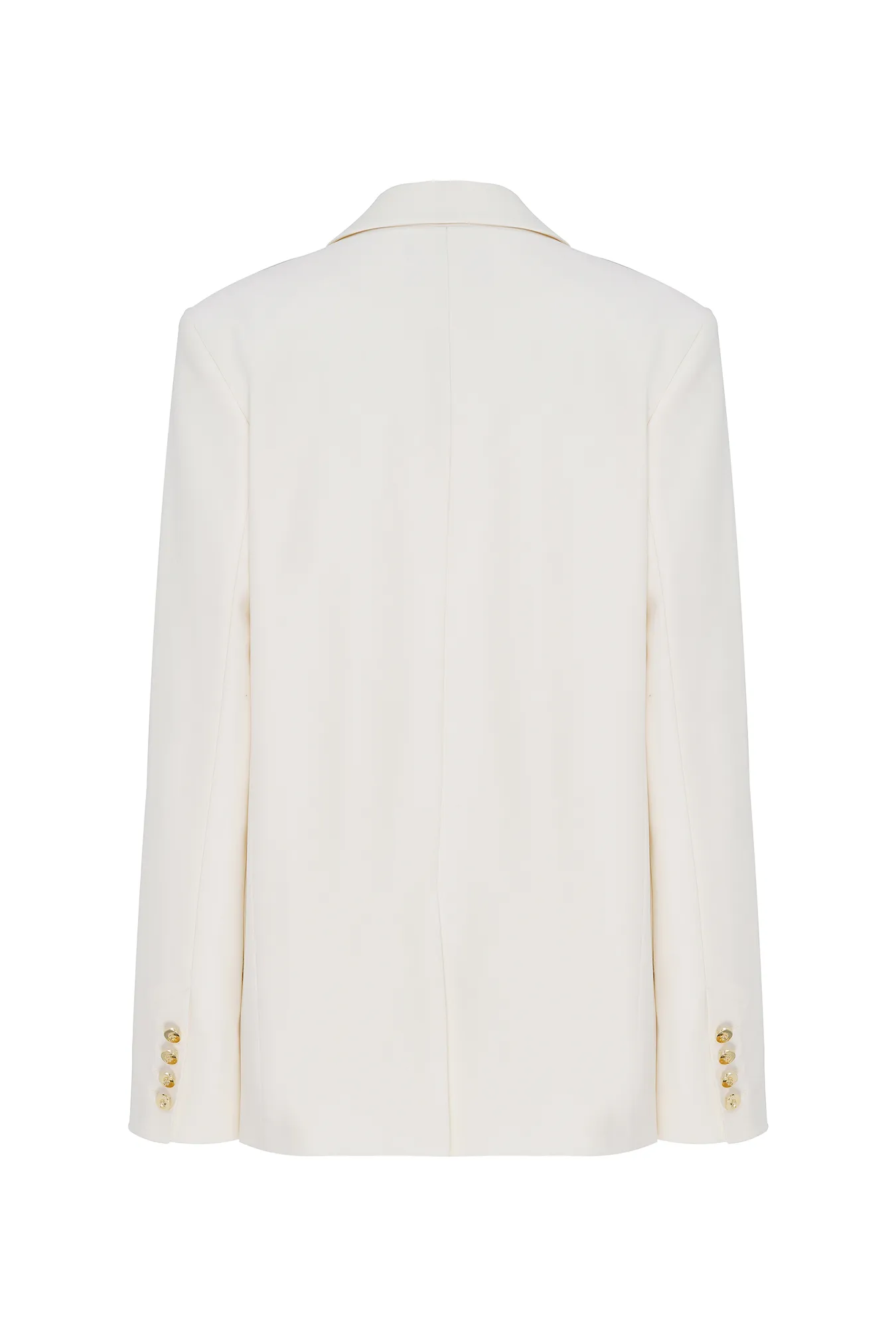 Двубортный жакет из премиальной шерсти