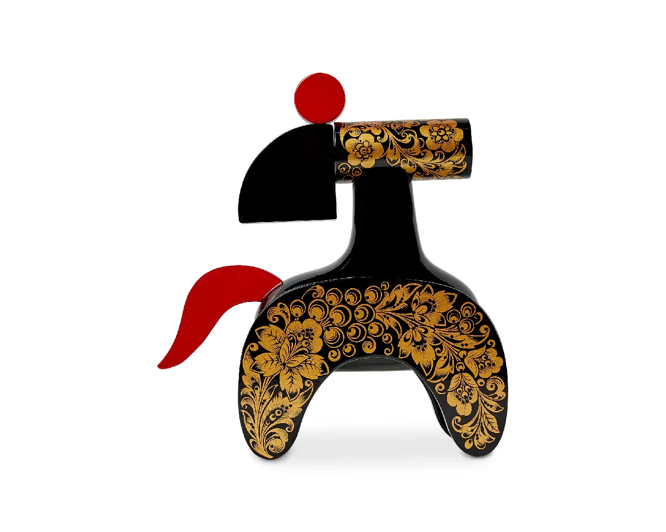 Модель для коллекционирования «Лошадка», коллекция «Классическая Хохлома»