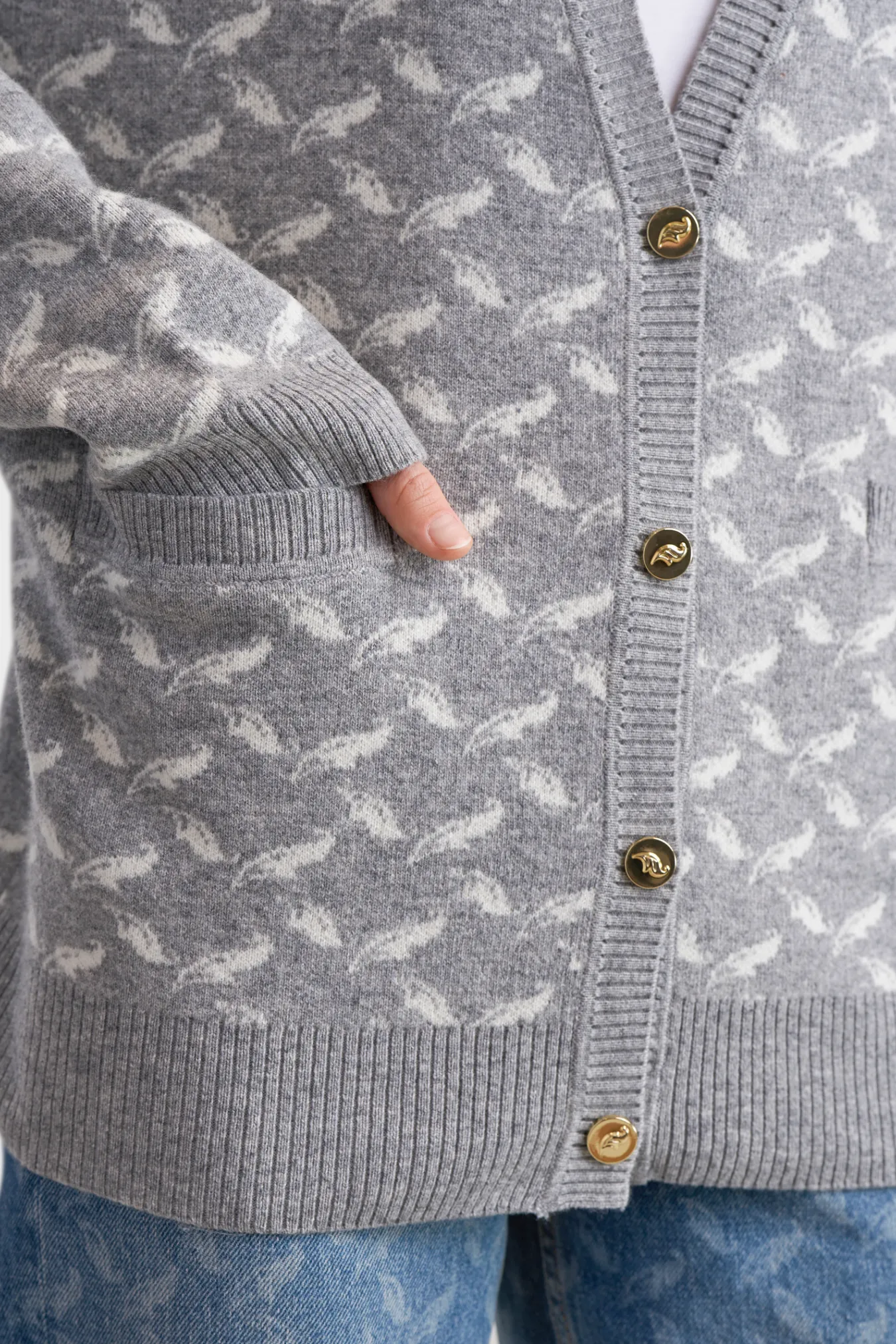 Вязаный кардиган