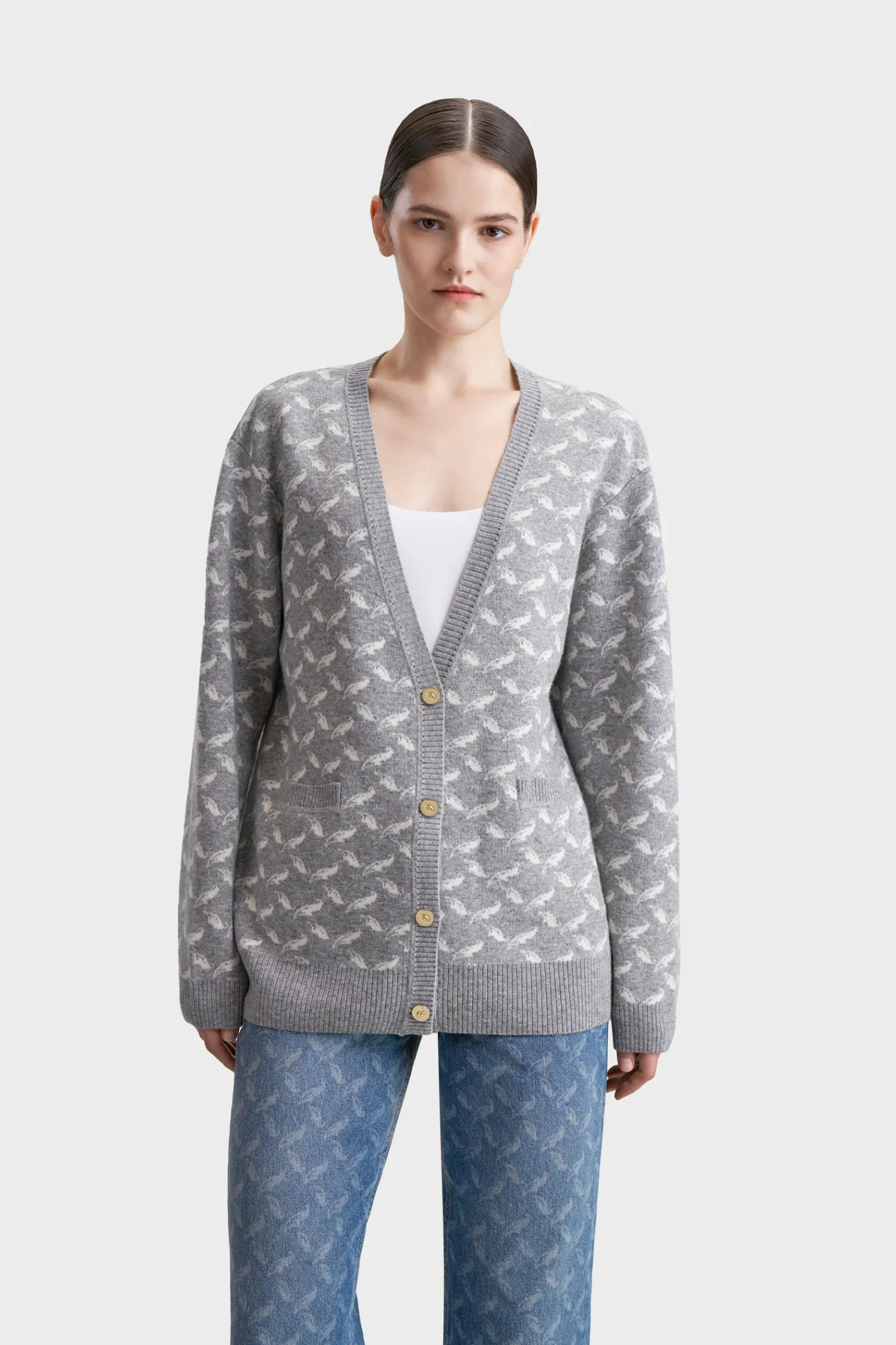 Вязаный кардиган