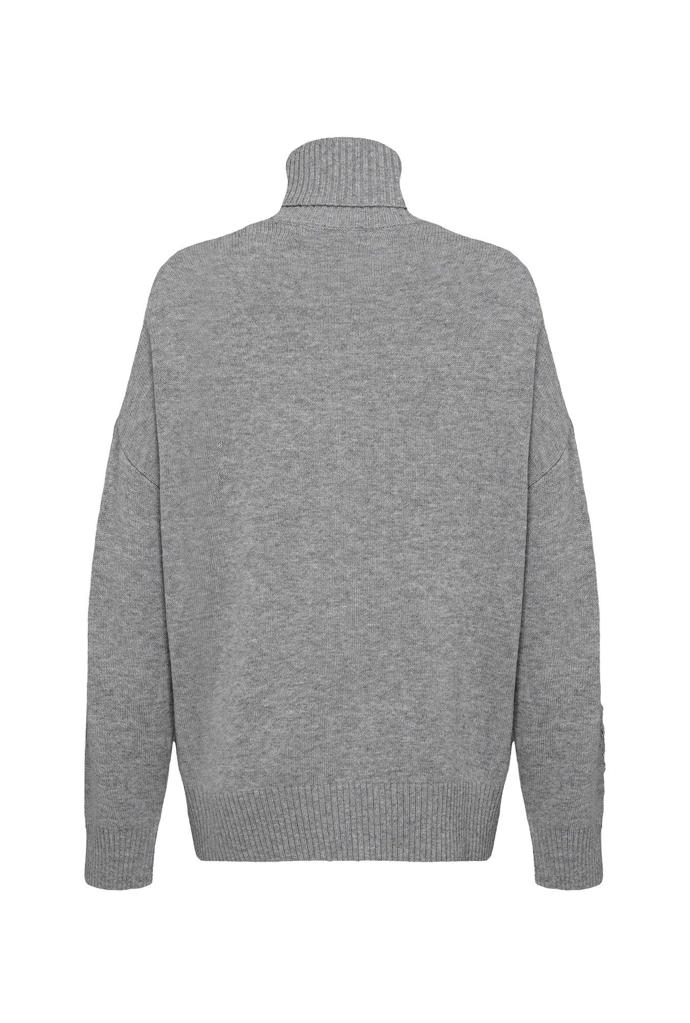 Джемпер из полушерстяной пряжи