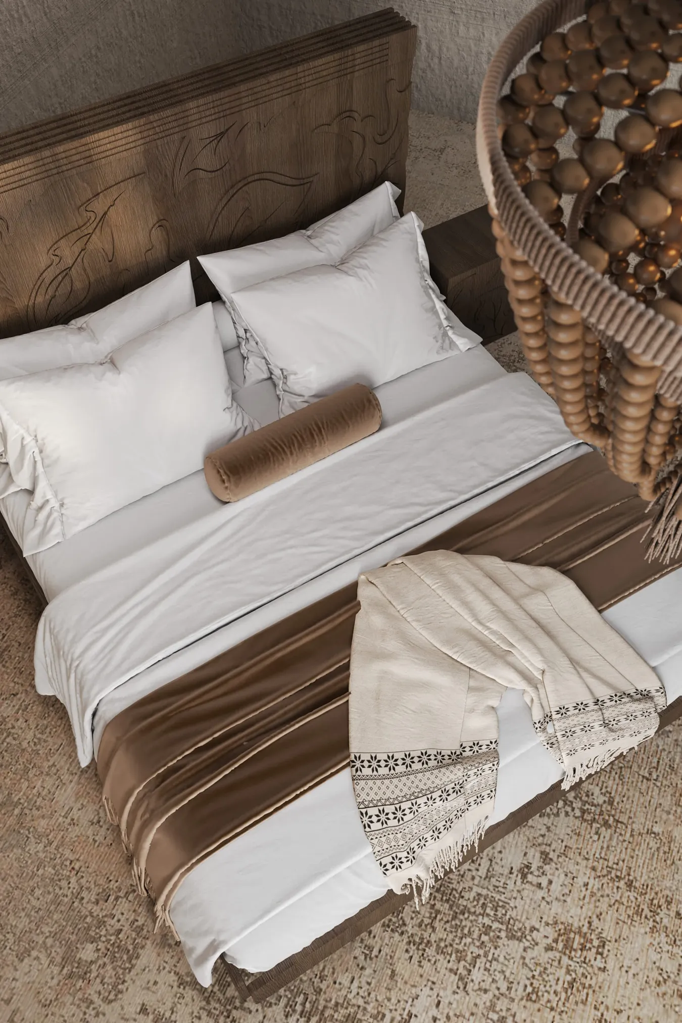 Кровать «‎Дубовые листья»‎