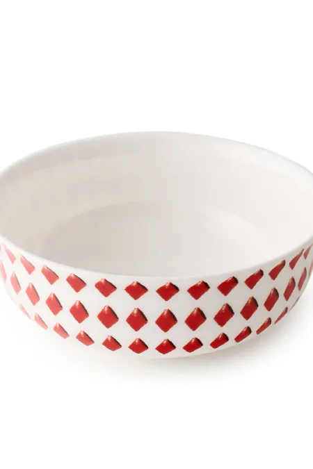 Пиала «Красные ромбы», коллекция «Орнаментальные блоки»