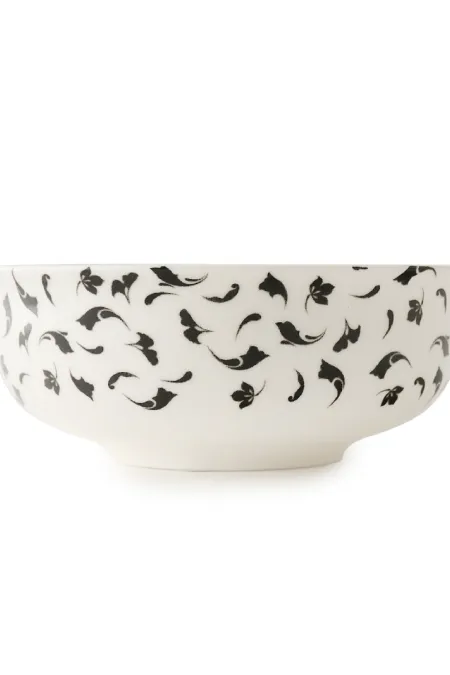 Пиала «Черные листья», коллекция «Орнаментальные блоки»