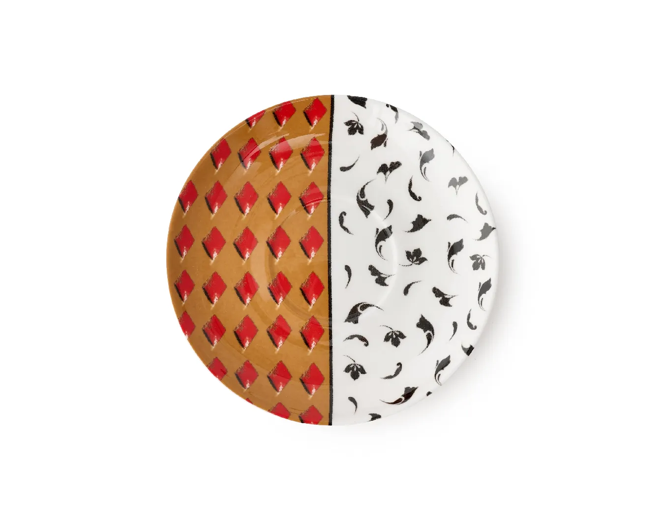 Супница порционная с подстановочным блюдцем, коллекция «Орнаментальные блоки»