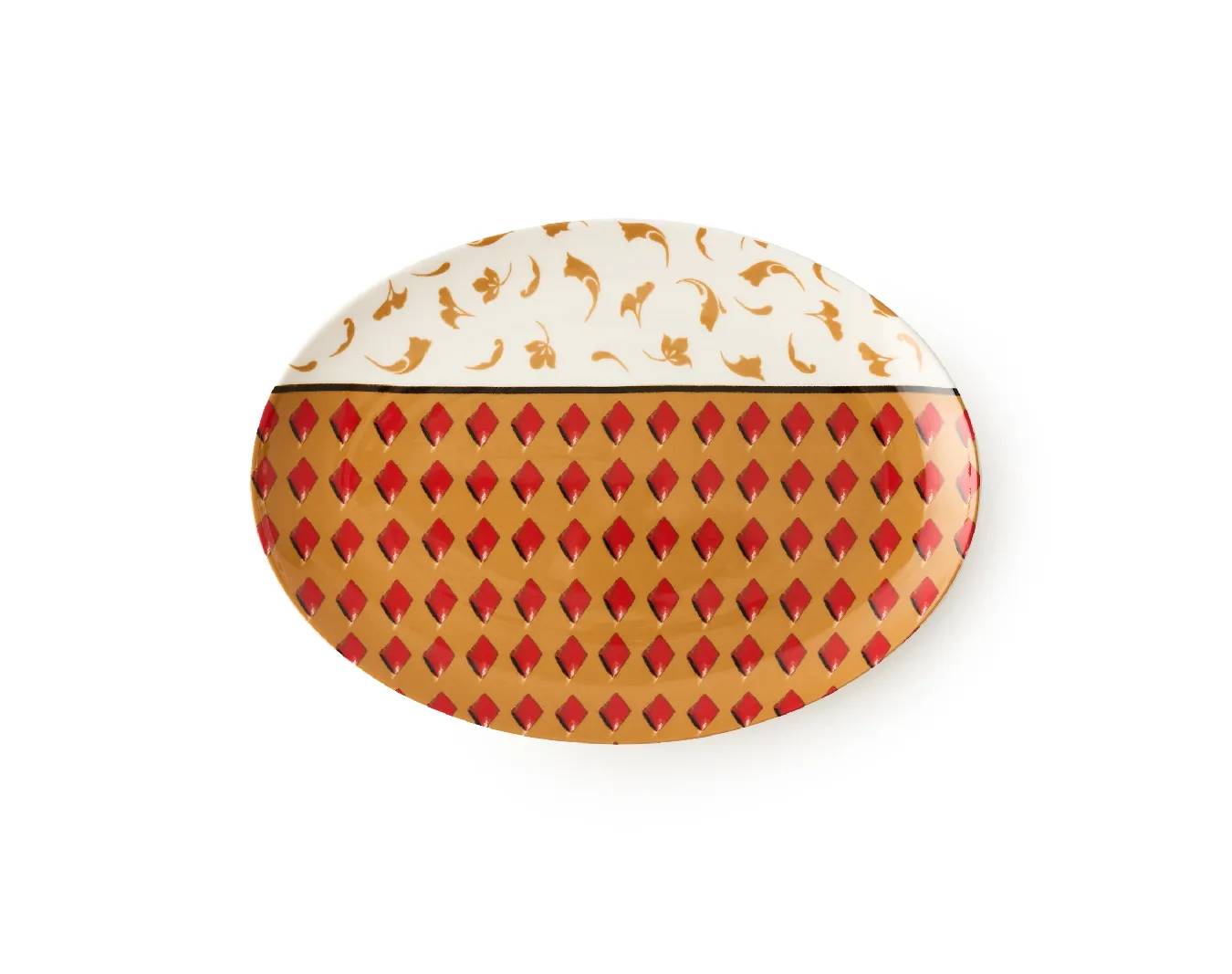 Овальное блюдо, коллекция «Орнаментальные блоки»