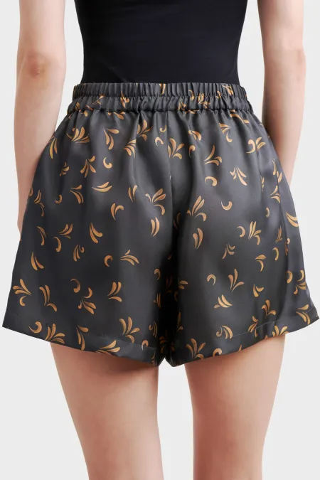 Шорты удлиненные из премиального шелка