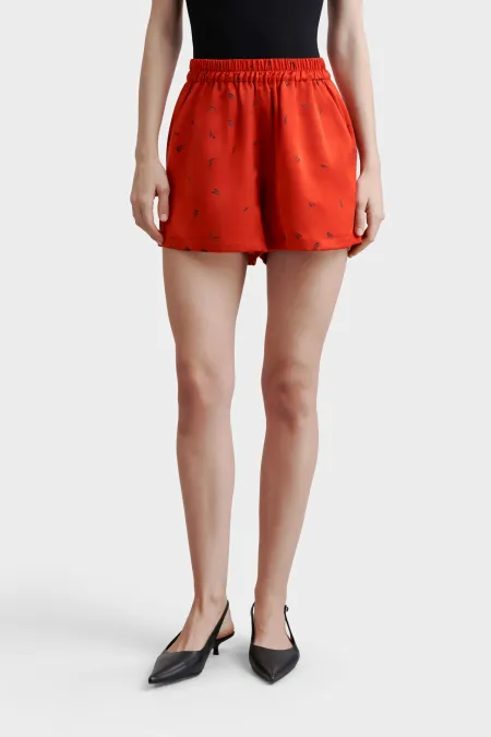 Шорты удлиненные из премиального шелка