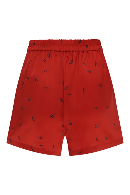 Шорты удлиненные из премиального шелка