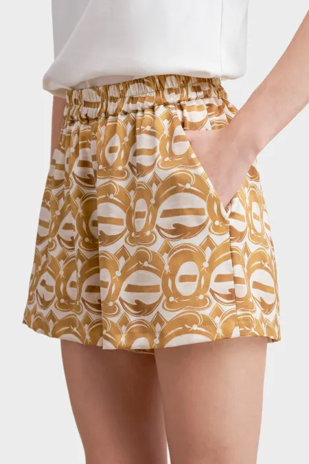 Шорты удлиненные из премиального шелка