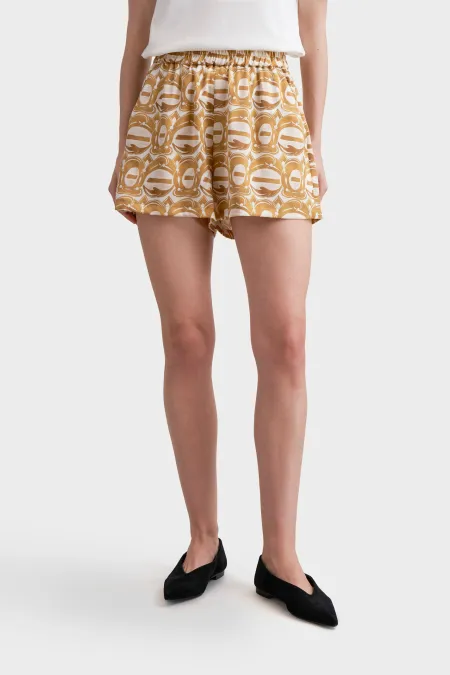 Шорты удлиненные из премиального шелка