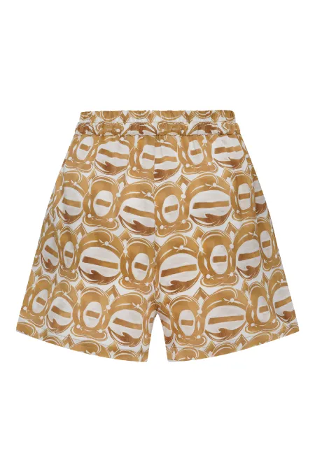 Шорты удлиненные из премиального шелка