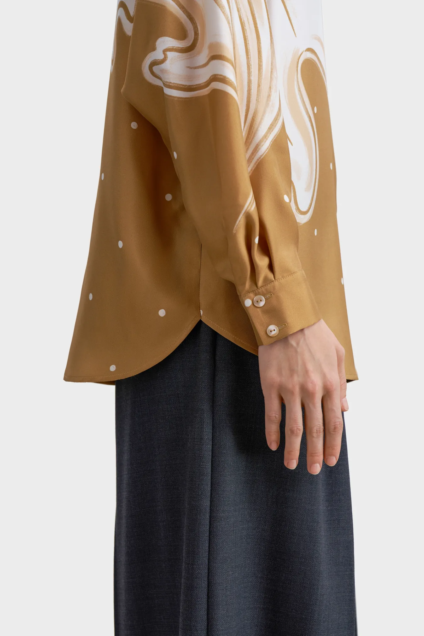 Блузка из премиального шелка