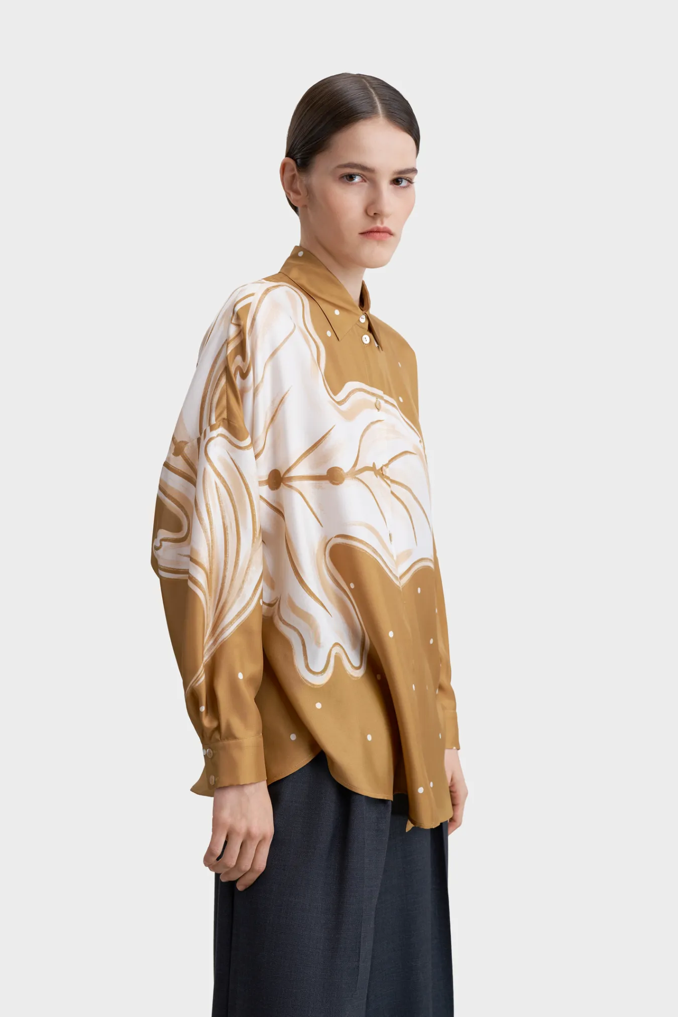 Блузка из премиального шелка