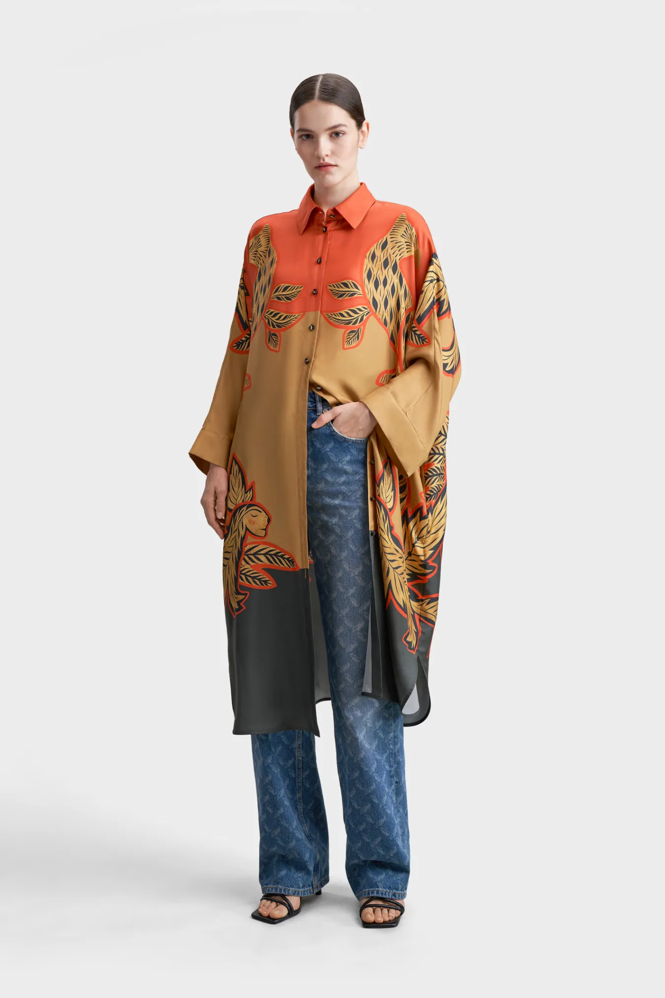 Шелковое платье