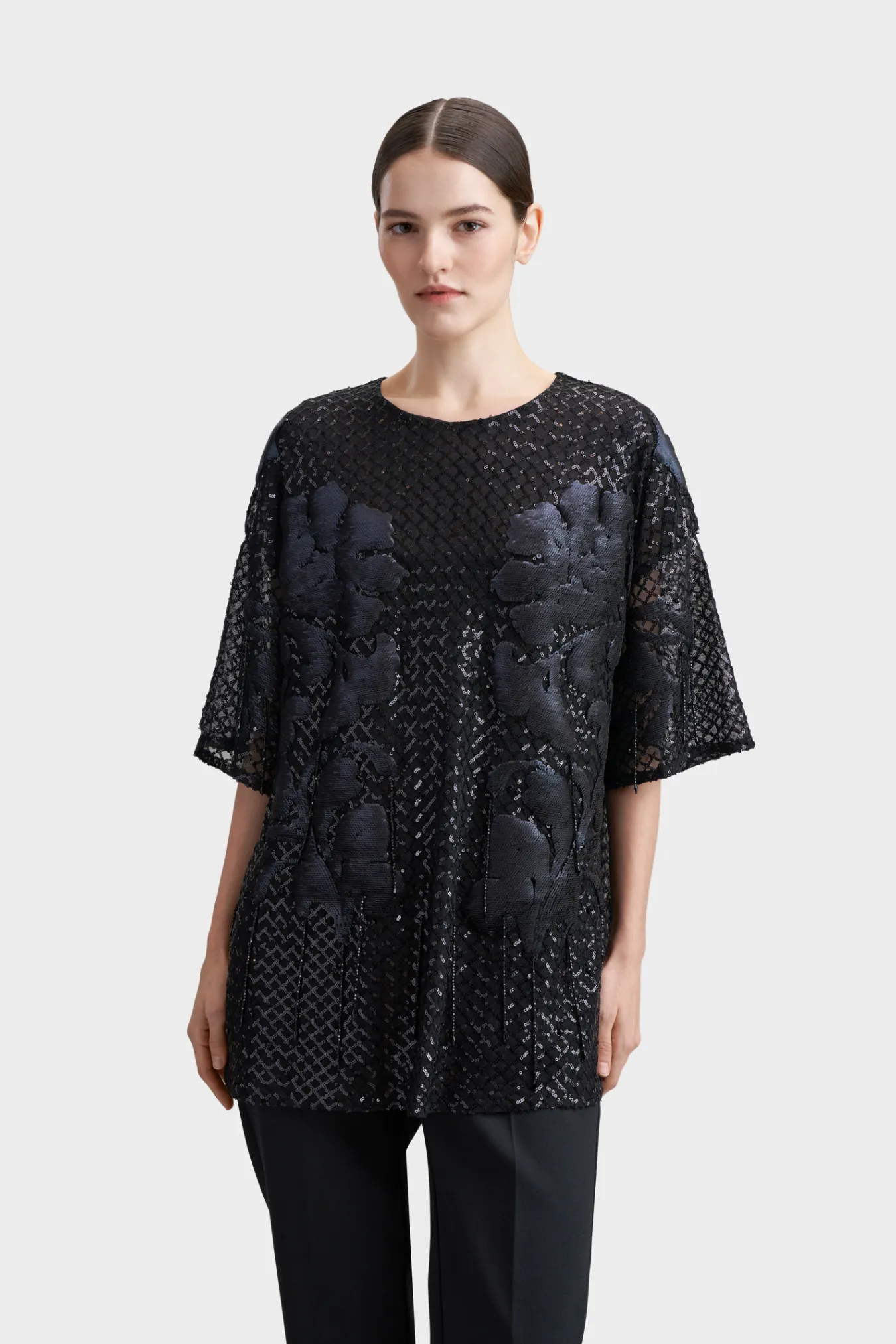 Шелковый топ