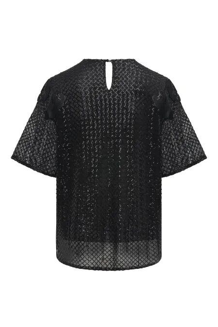 Шелковый топ