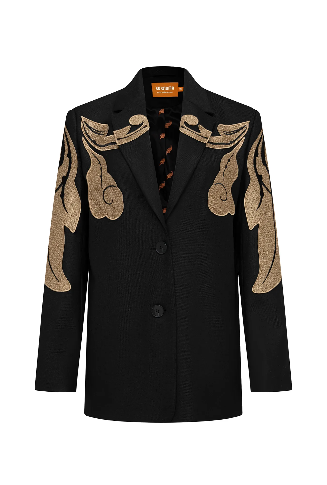 Однобортный over-size жакет