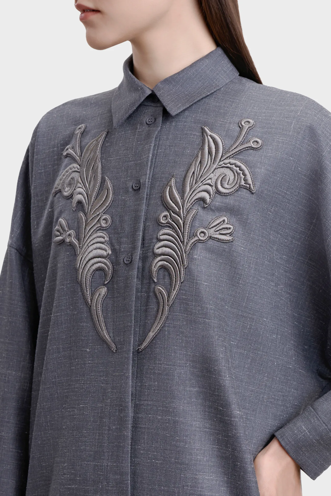 Блузка классического кроя