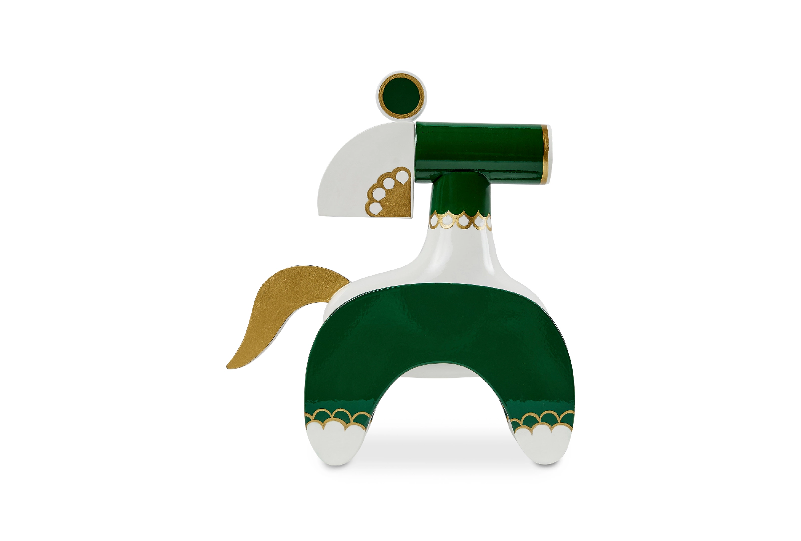 Зеленый/Белый